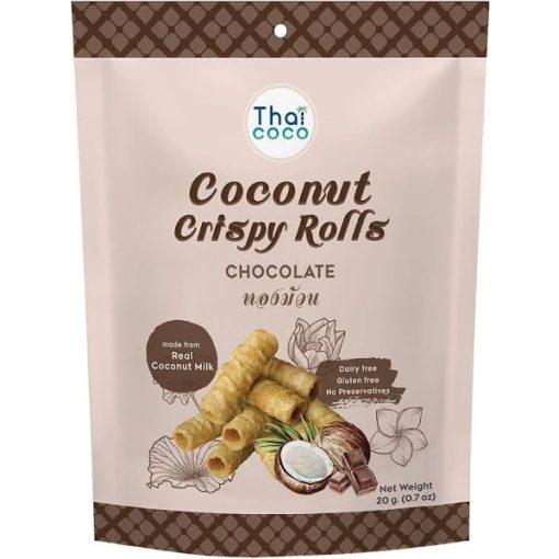 Thai coco csokoládés kókusztekercsek 20g