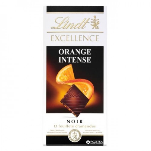Lindt Excellence étcsokoládé narancsos 100g